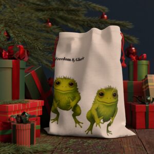 Large Gift Bag | Eco-Friendly, Children's Gift Bags | An American Toad Tale | The Woodlands Children Book Series by DG Videtto