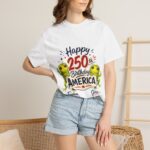 Happy 250th Birthday America T-Shirt — Patriotic Frogs Freedom & Glorie Tee - Image 4