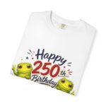 Happy 250th Birthday America T-Shirt — Patriotic Fourth of July Tee with Frogs, Freedom & Glory - Image 3